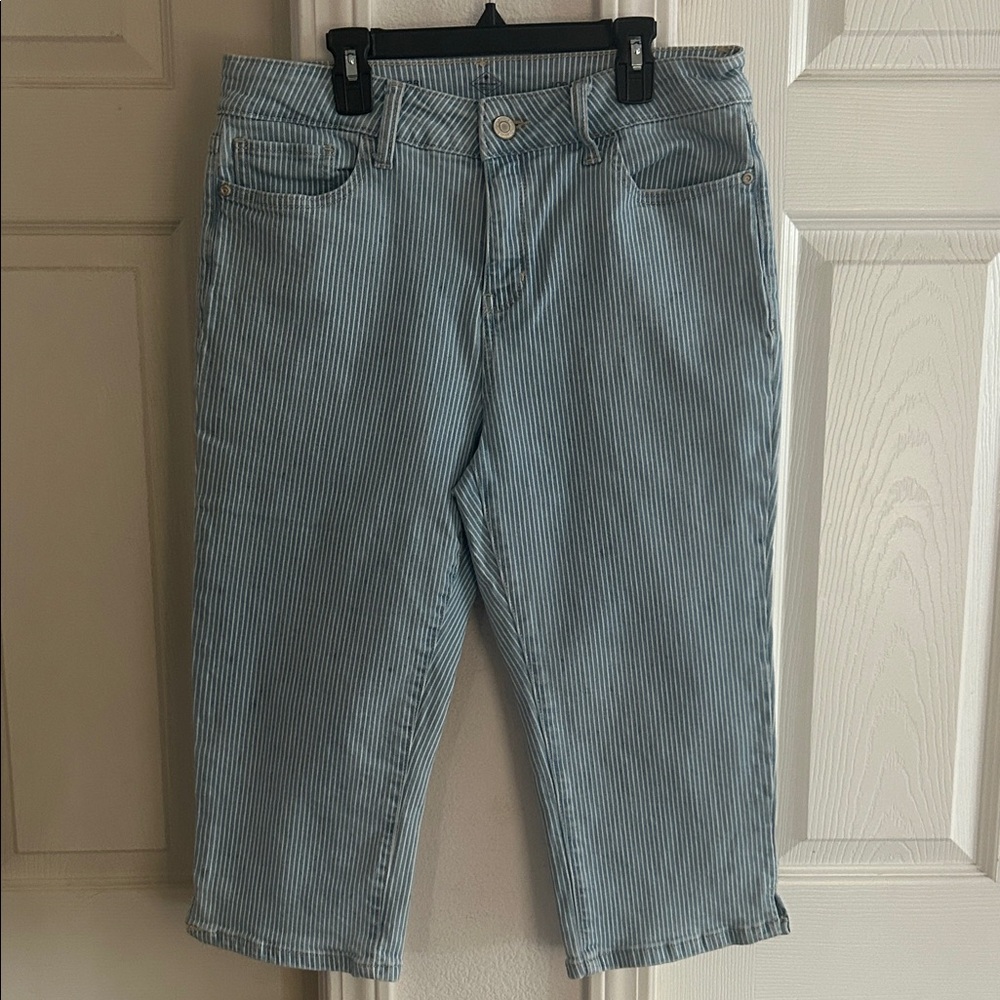 Stretch denim capris St John's Bay